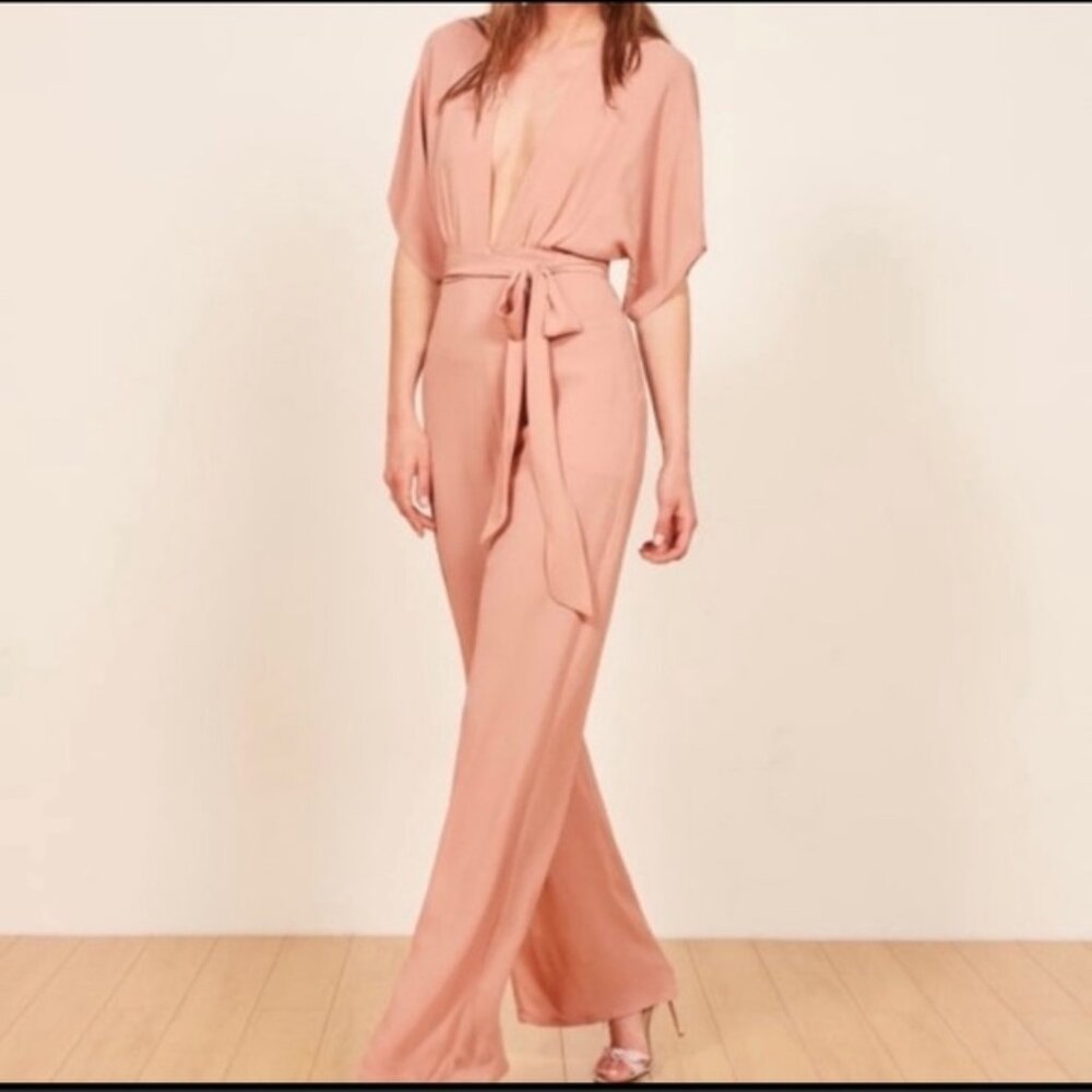 Reformation Lemongrass Jumpsuit
